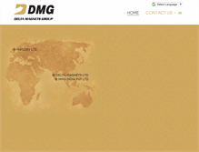 Tablet Screenshot of deltamagnetsgroup.com
